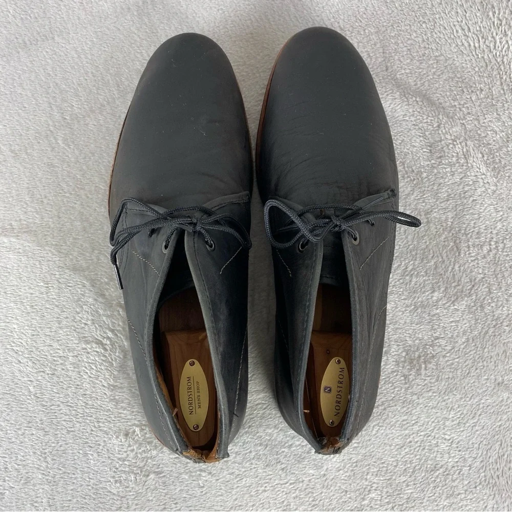 Timberland Men's Wodehouse Chukka Boots Size 12 Distress Leather Black Shoes